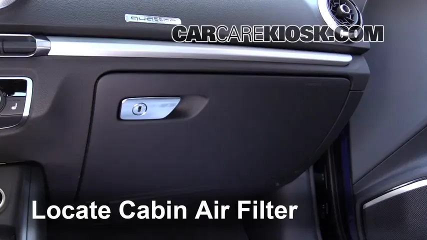 2017 Audi S3 Premium Plus 2.0L 4 Cyl. Turbo Air Filter (Cabin)